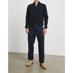 NEW RAILS stark quarter zip sweater in cast iron